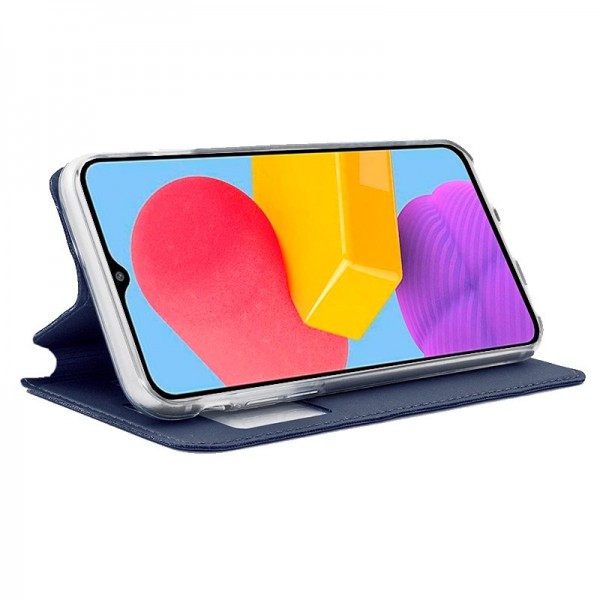 Funda COOL Flip Cover para Samsung M135 Galaxy M13 / A23 5G Liso Azul