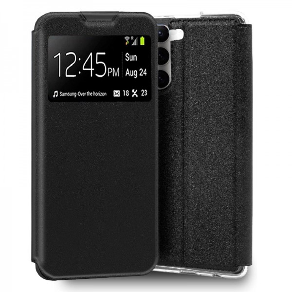 Funda COOL Flip Cover para Samsung S911 Galaxy S23 Liso Negro