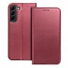 Funda COOL Flip Cover para Samsung S921 Galaxy S24 Liso Burgundy