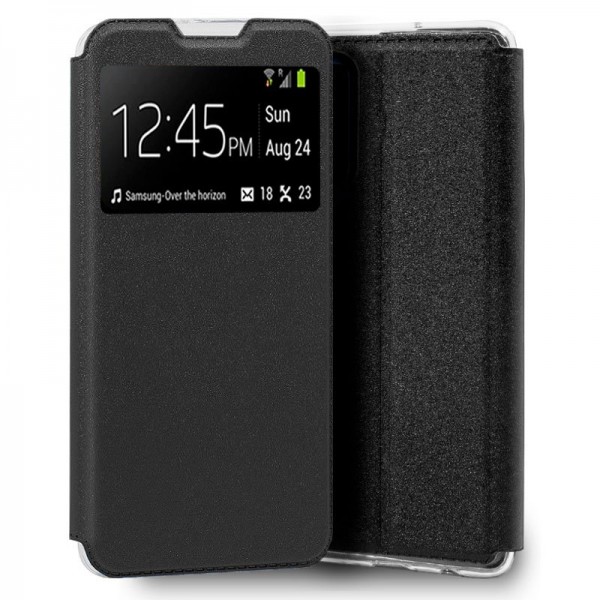 Funda COOL Flip Cover para TCL 205 Liso Negro