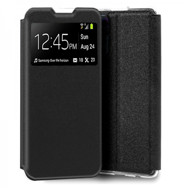 Funda COOL Flip Cover para TCL 30 Plus / 30 / 30 5G Liso Negro