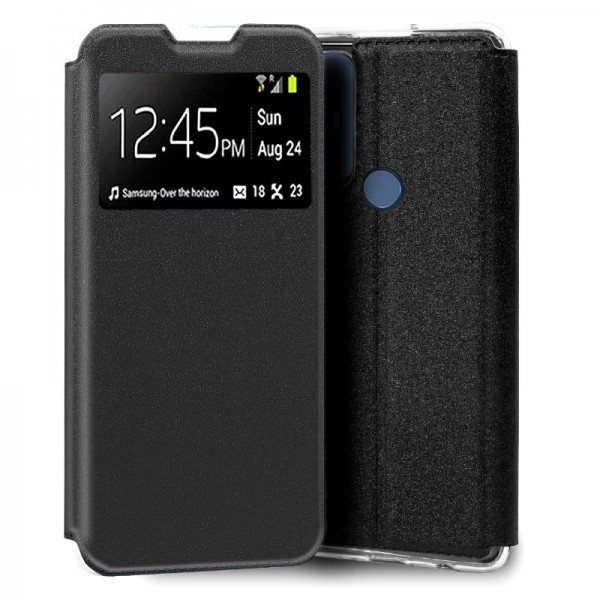 Funda COOL Flip Cover para TCL 30 SE / 30E / 305 / 306 Liso Negro