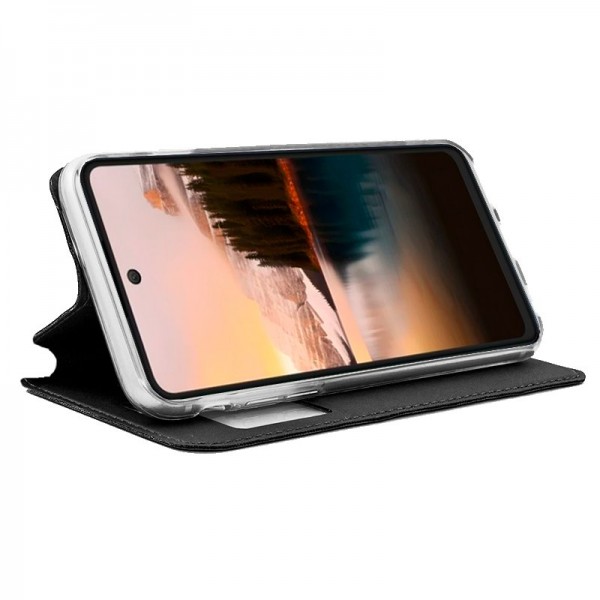 Funda COOL Flip Cover para TCL 40 Nxtpaper Liso Negro