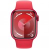 Apple Watch Serie 9 GPS 45mm aluminio sport band M/L rojo