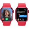 Apple Watch Serie 9 GPS 45mm aluminio sport band M/L rojo