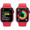 Apple Watch Serie 9 GPS 45mm aluminio sport band M/L rojo