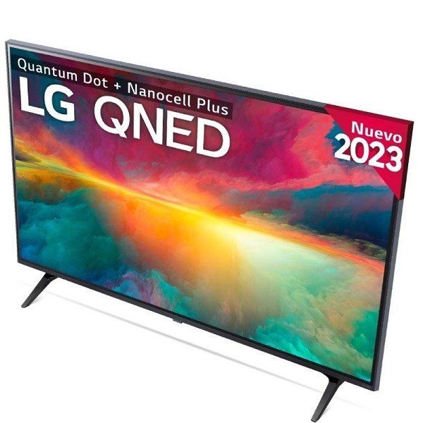 Smart TV LG 43" QNED 4K UHD 43QNED756RA negro