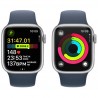 Apple Watch Serie 9 GPS 45mm aluminio sport band M/L azul