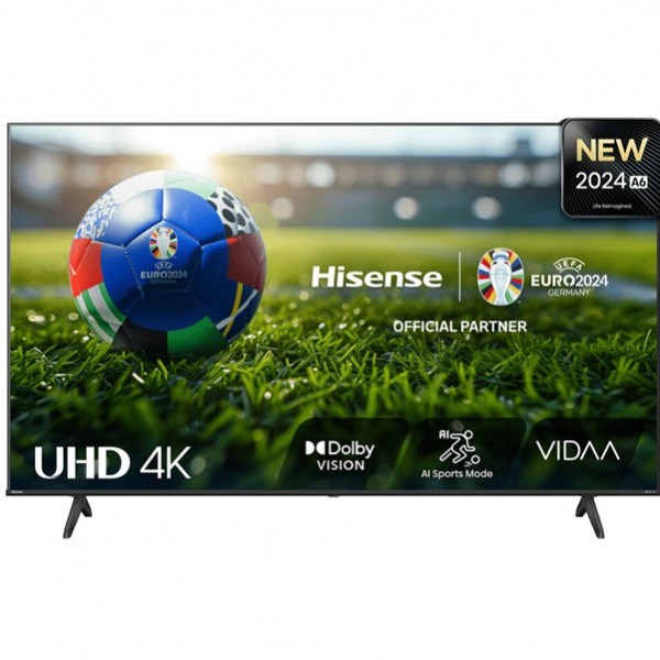 Smart TV HISENSE 50" QLED 4K UHD 50A6N negro