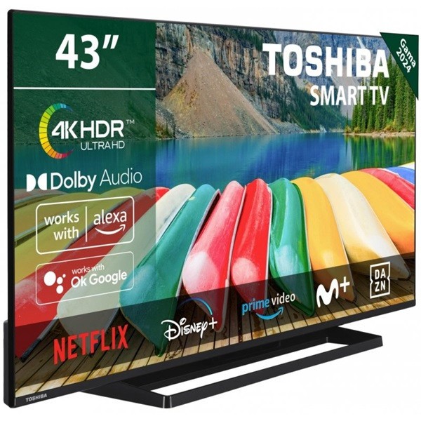 Smart TV TOSHIBA 43" LED 4K UHD 43UV3363DG negro