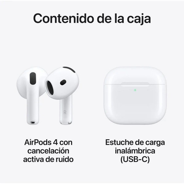 Apple AirPods 4ta Gen blanco