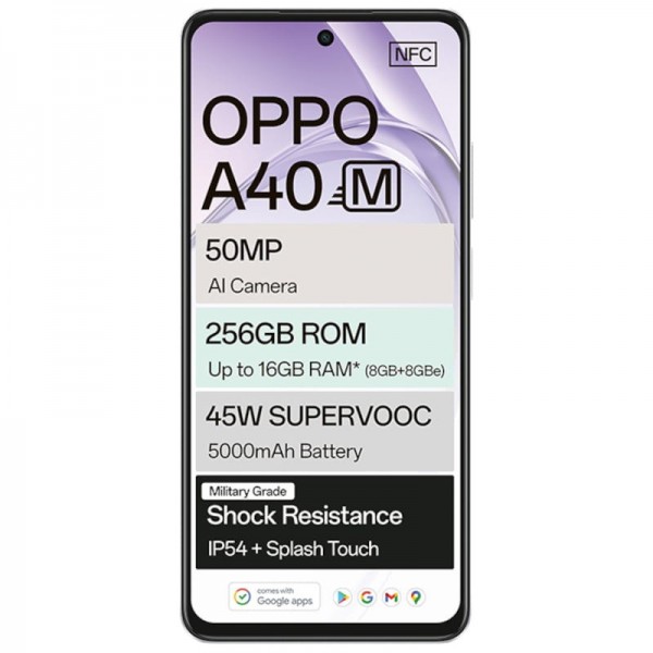 Oppo A40M dual sim 8GB RAM 256GB blanco