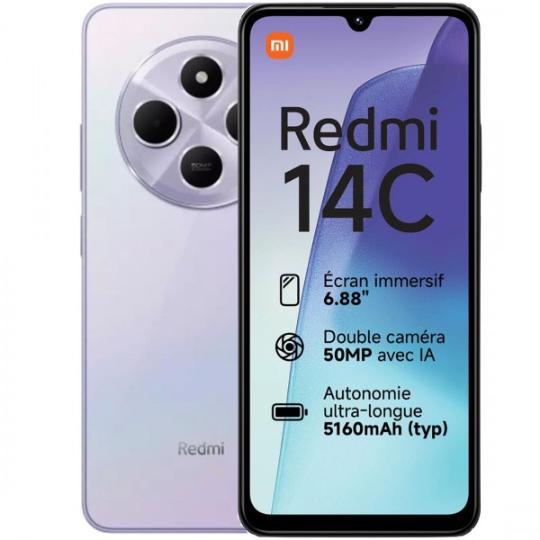 Xiaomi Redmi 14C dual sim 4GB RAM 128GB purpura