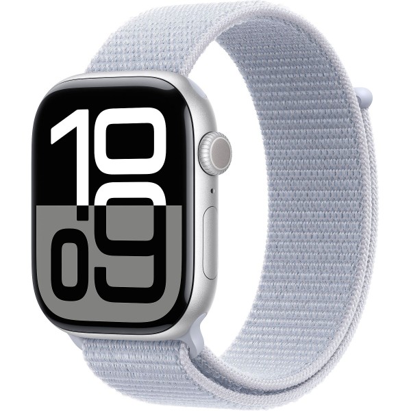 Apple Watch Serie 10 GPS 46mm aluminio sport loop azul nube