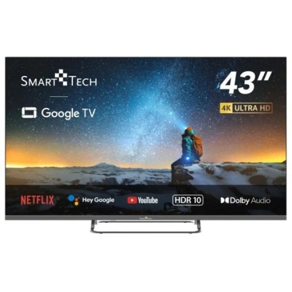 Smart TV SMART TECH 43" LED UHD 4K 43UG02V negro