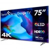 Smart TV SMART TECH 75" QLED UH 4K 75QG03H negro