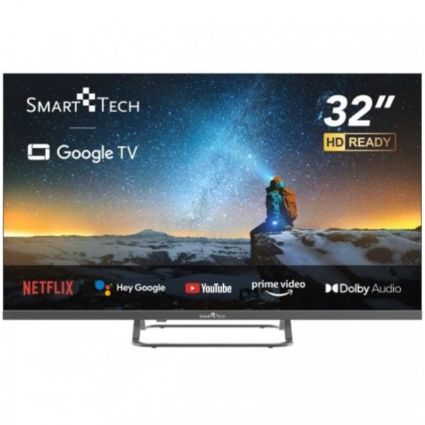 Smart TV SMART TECH 32" QLED HD 32QW01V negro