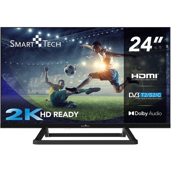 Televisor SMART TECH 24" LED HD 24HN01V3CA negro