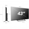 Televisor SMART TECH 43" LED HD 43FN01V3 negro