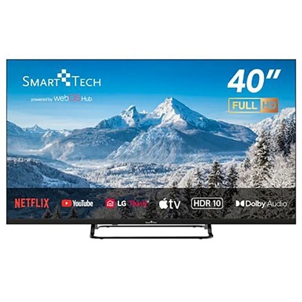 Smart TV SMART TECH 40" LED FHD 40QW01V negro