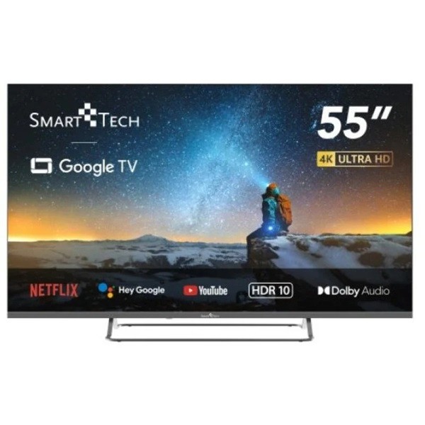 Smart TV SMART TECH 55" LED UHD 4K 55UG02V negro