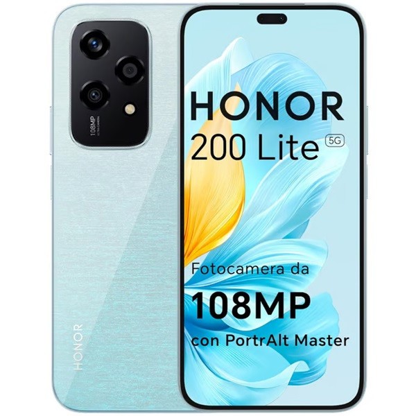 Honor 200 Lite 5G dual sim 8GB RAM 256GB azul cielo