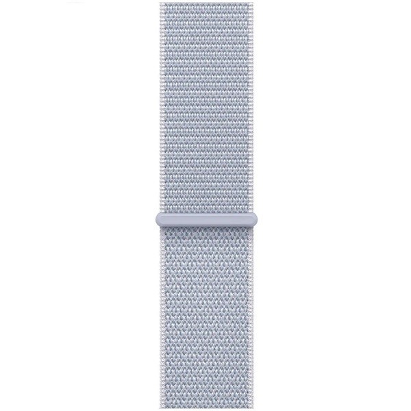 Apple Watch Serie 10 GPS 42mm aluminio plata sport loop azul nube