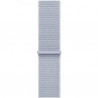 Apple Watch Serie 10 GPS 42mm aluminio plata sport loop azul nube