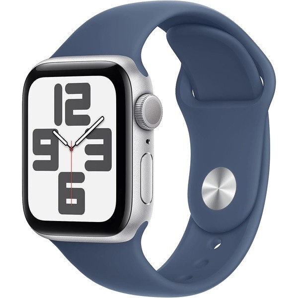 Apple Watch SE 3ra Gen 2024 GPS 40mm aluminio sport band M/L azul denim