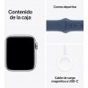 Apple Watch SE 3ra Gen 2024 GPS 40mm aluminio sport band M/L azul denim