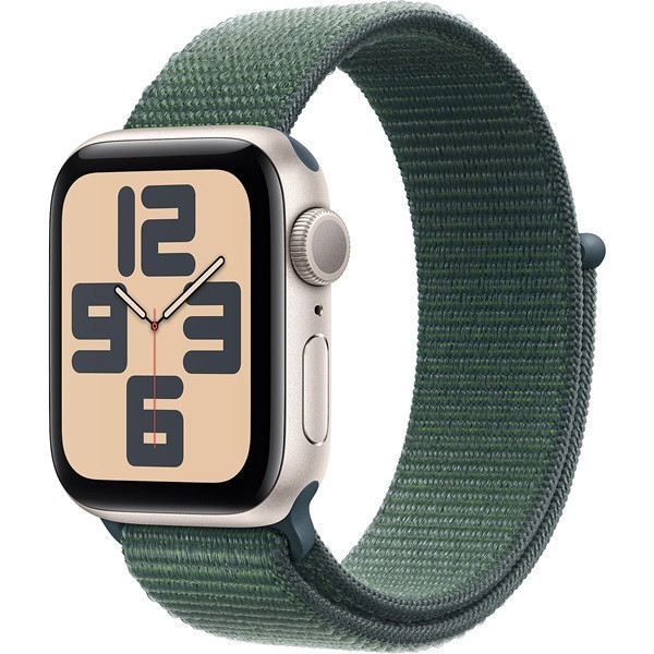 Apple Watch SE 2024 GPS 44mm aluminio sport loop verde