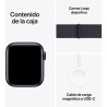 Apple Watch SE 2024 GPS 40mm aluminio sport loop negro