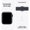 Apple Watch SE 2024 GPS 44mm aluminio sport band S/M negro